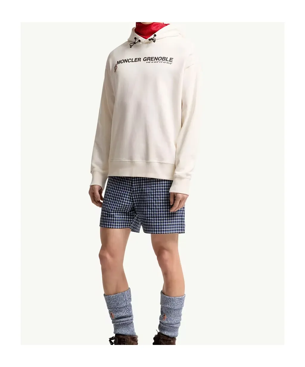 Moncler Grenoble Logo Printed Long-Sleeved Hoodie
