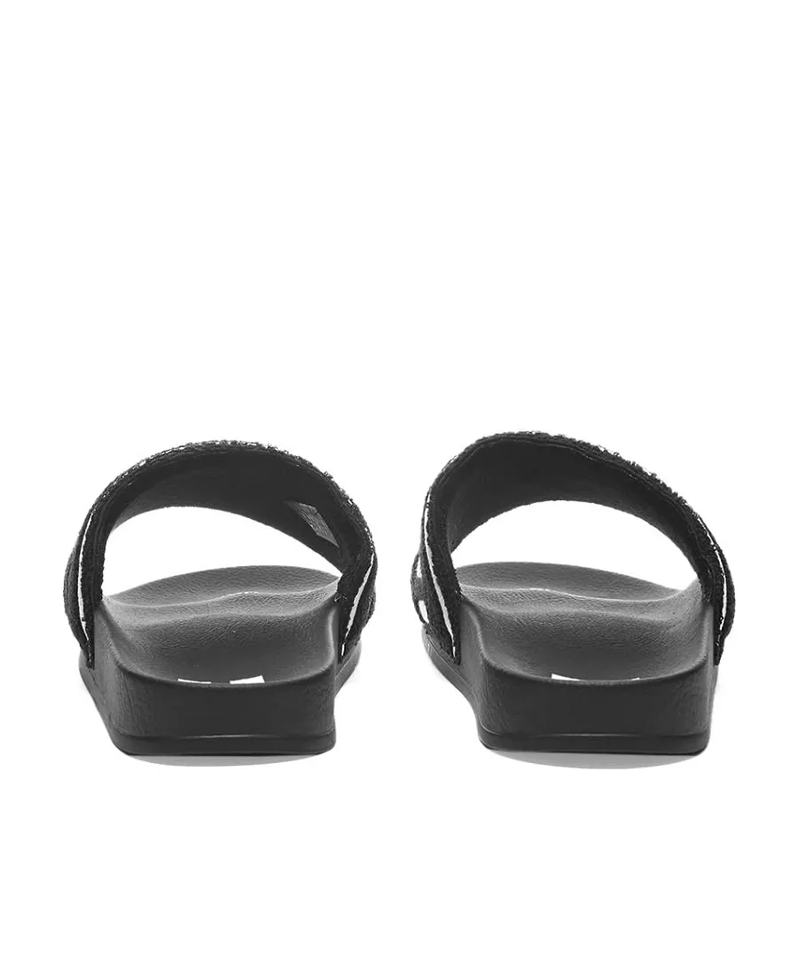 Textured Logo-Strap Slides
