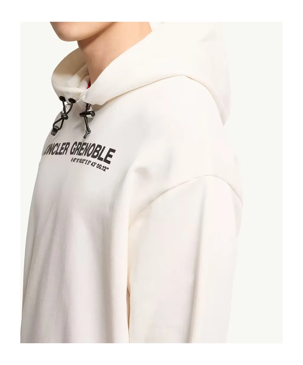 Moncler Grenoble Logo Printed Long-Sleeved Hoodie