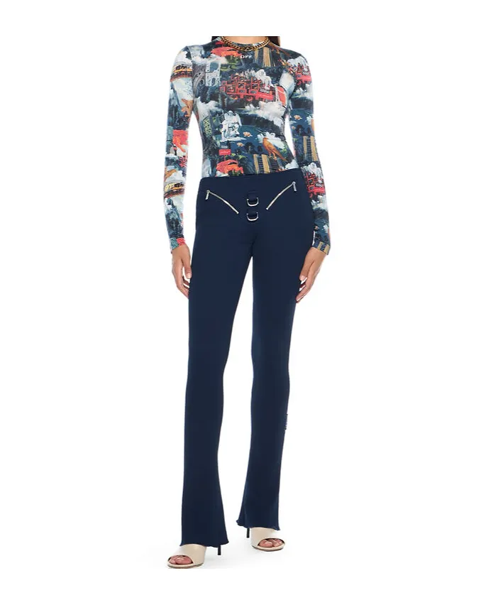 Zip Heavy Jersey Trousers