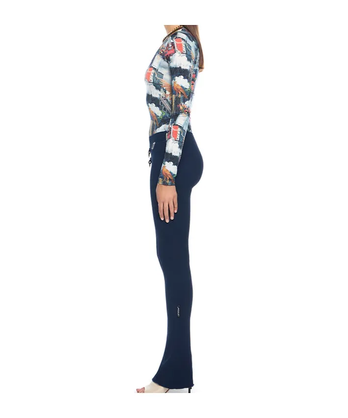 Zip Heavy Jersey Trousers