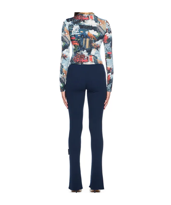 Zip Heavy Jersey Trousers