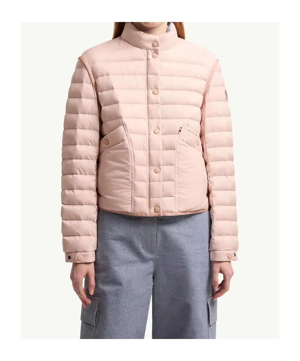 Moncler Grenoble Madulains Logo Patch Quilted Jacket