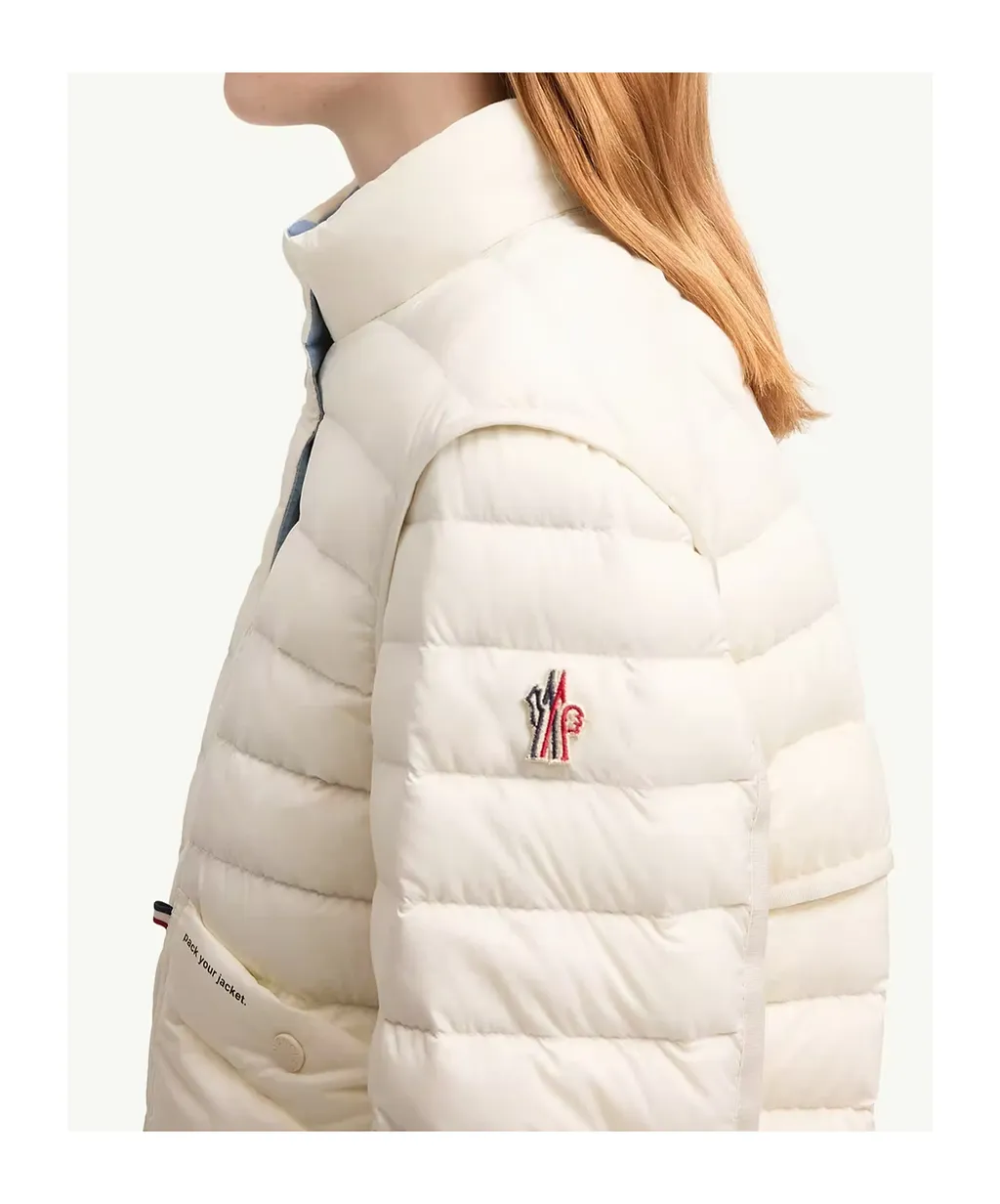 Moncler Grenoble Madulains Logo Patch Quilted Jacket