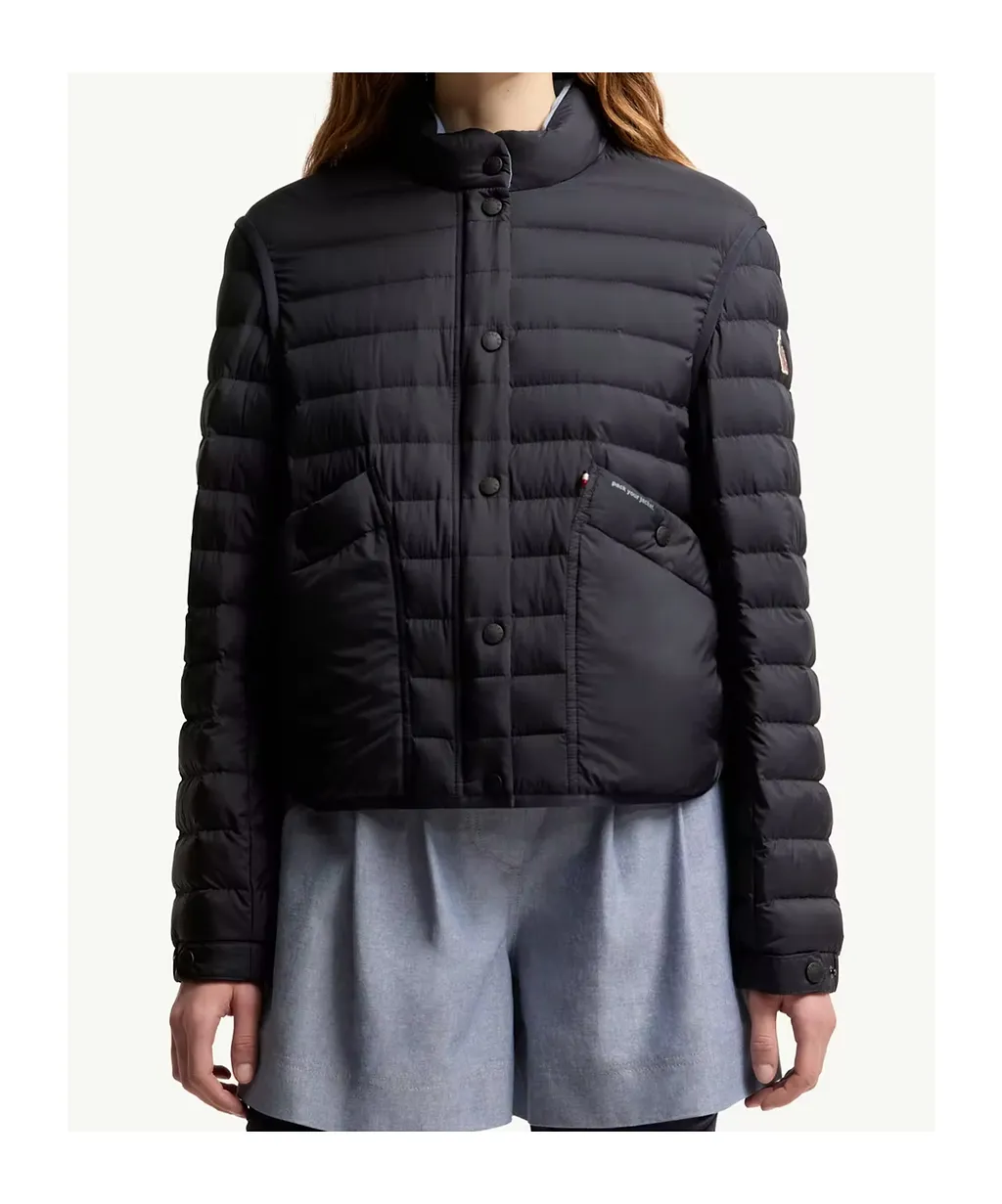 Moncler Grenoble Madulains Logo Patch Quilted Jacket