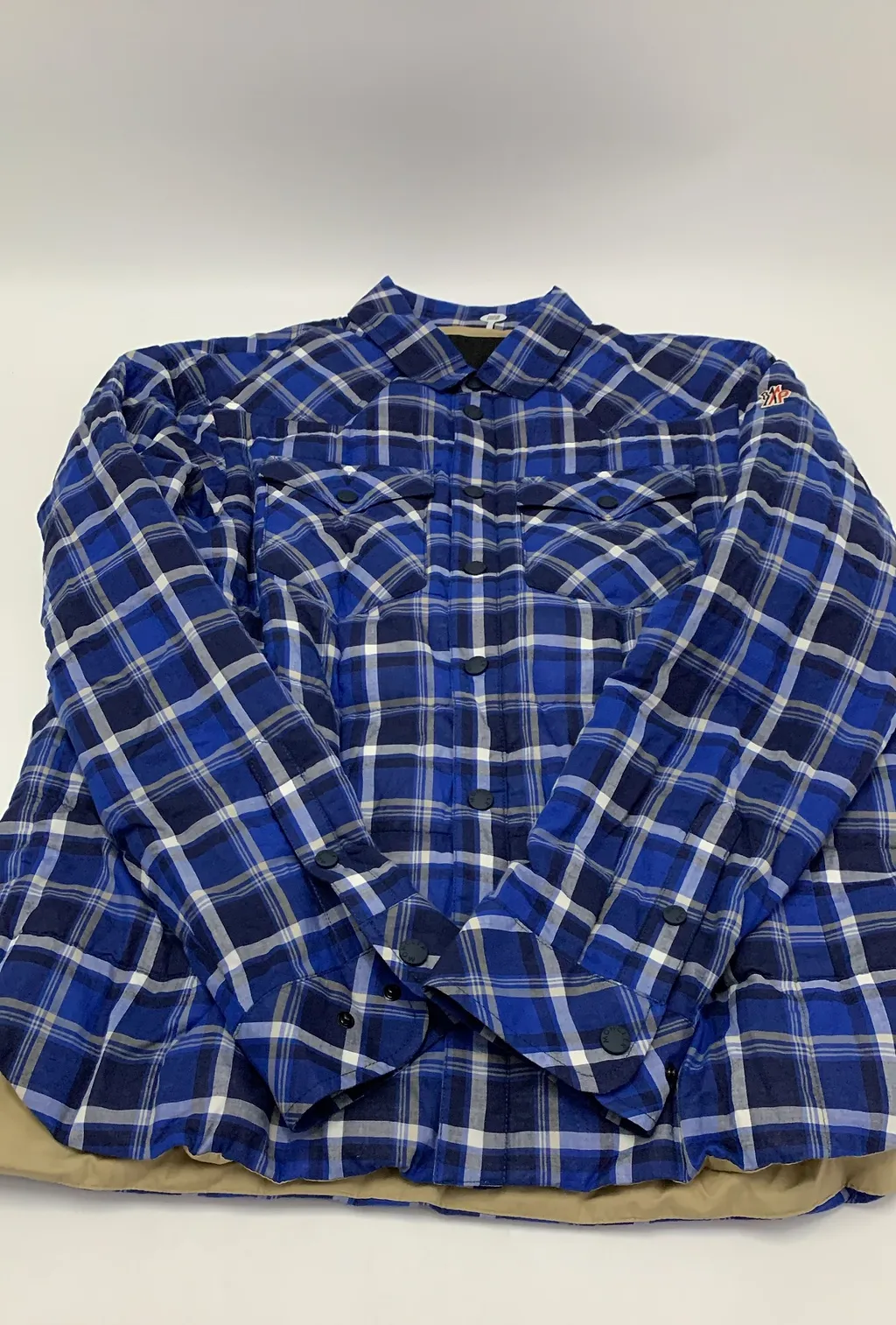 Moncler Grenoble Quilted Plaid Overshirt