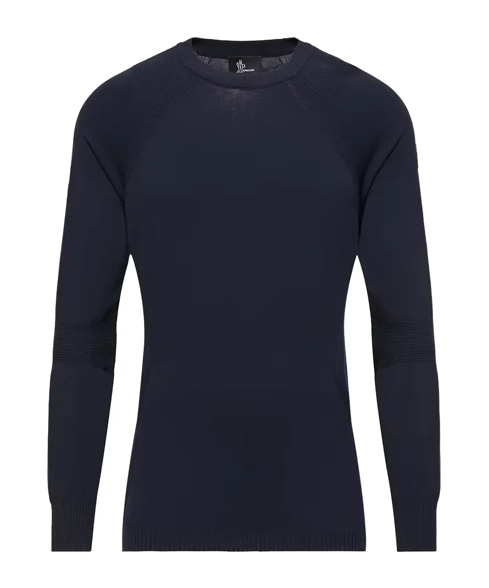 Moncler Grenoble Ribbed Crewneck Knitted Jumper