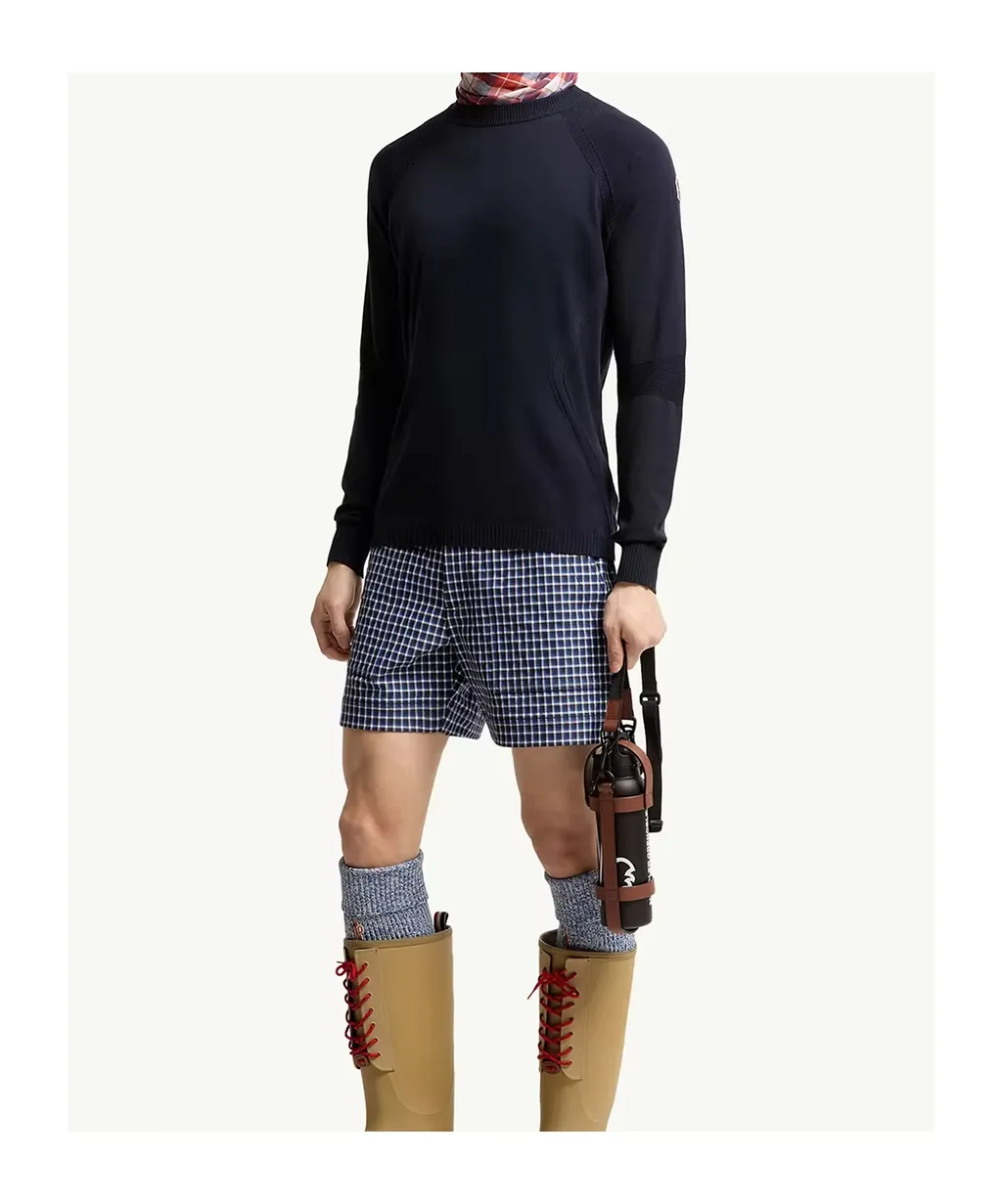 Moncler Grenoble Ribbed Crewneck Knitted Jumper