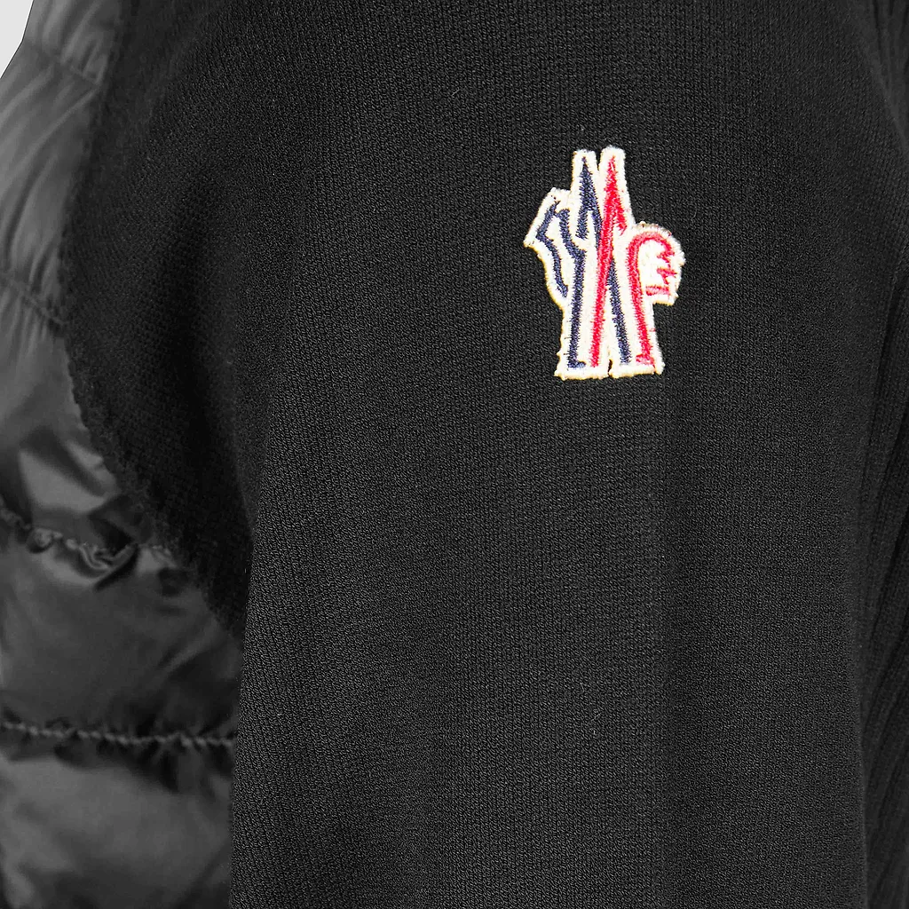 Moncler Grenoble Tricot Quilted Cardigan