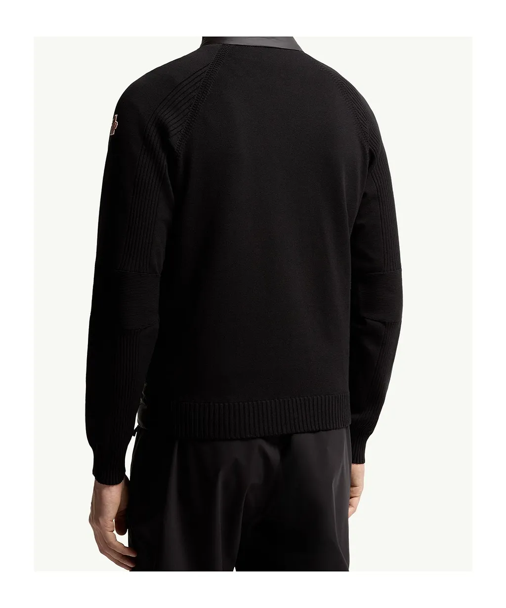 Moncler Grenoble Tricot Quilted Cardigan