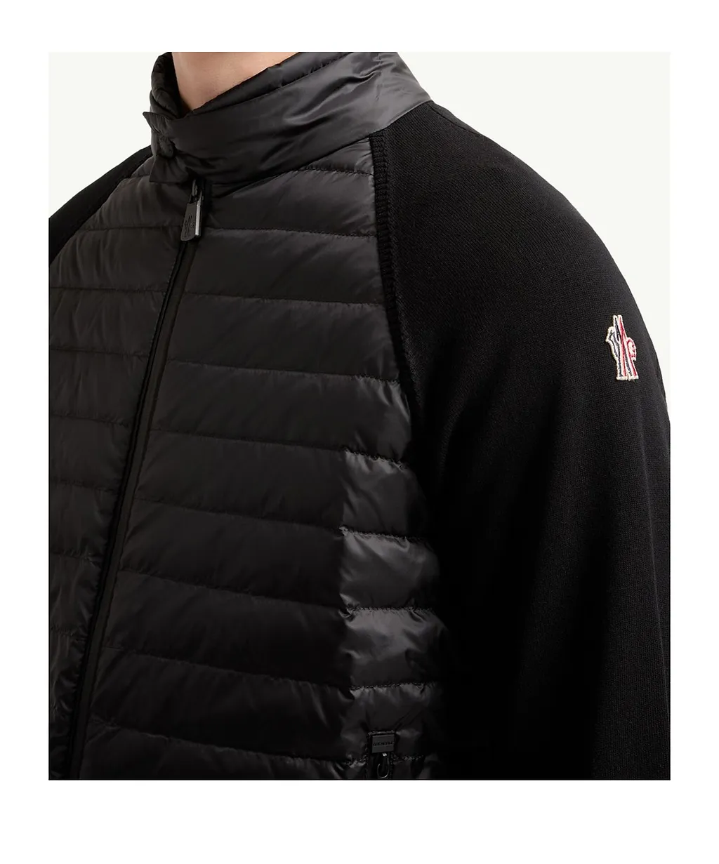 Moncler Grenoble Tricot Quilted Cardigan