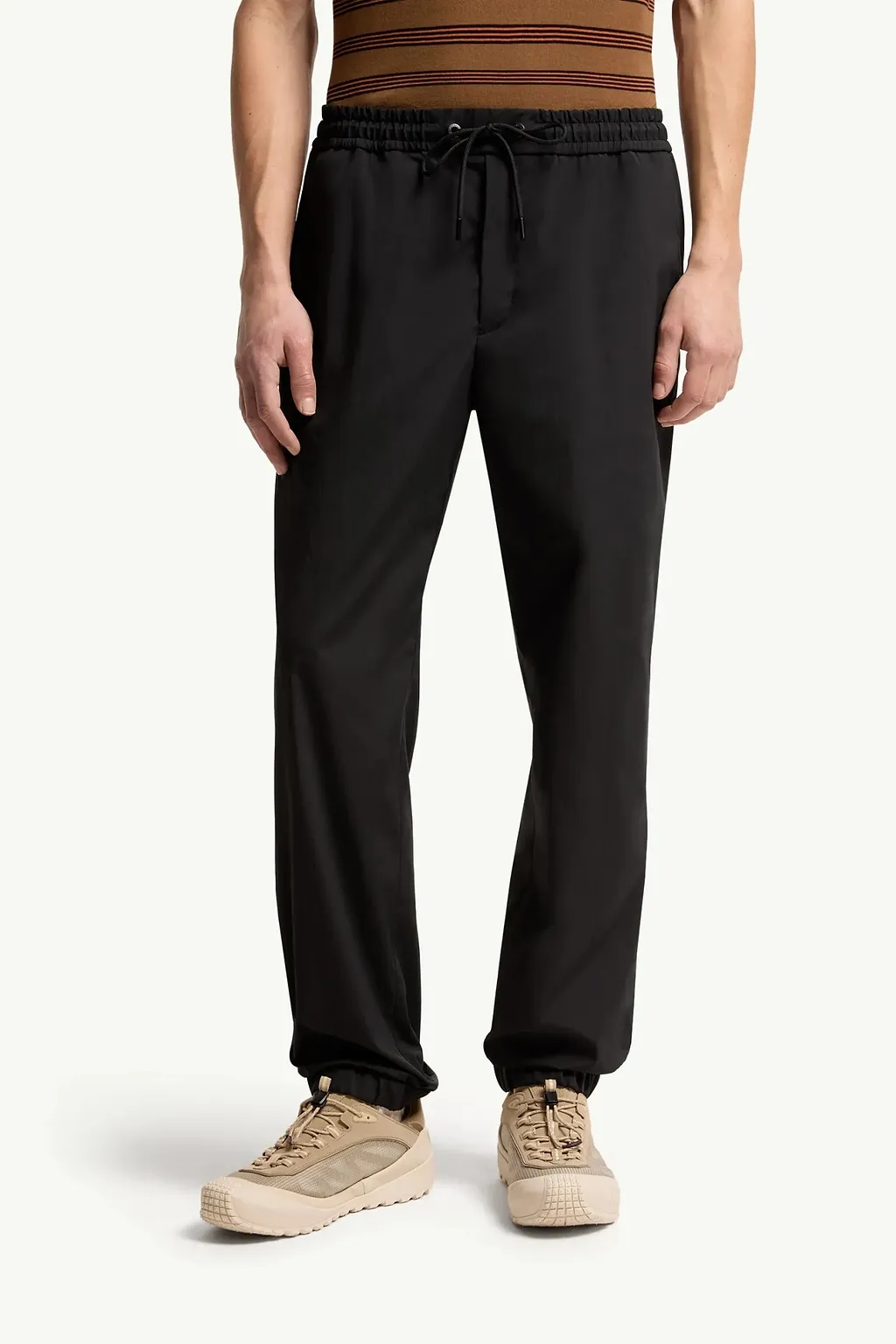 Moncler Grosgrain Drawstring Pants