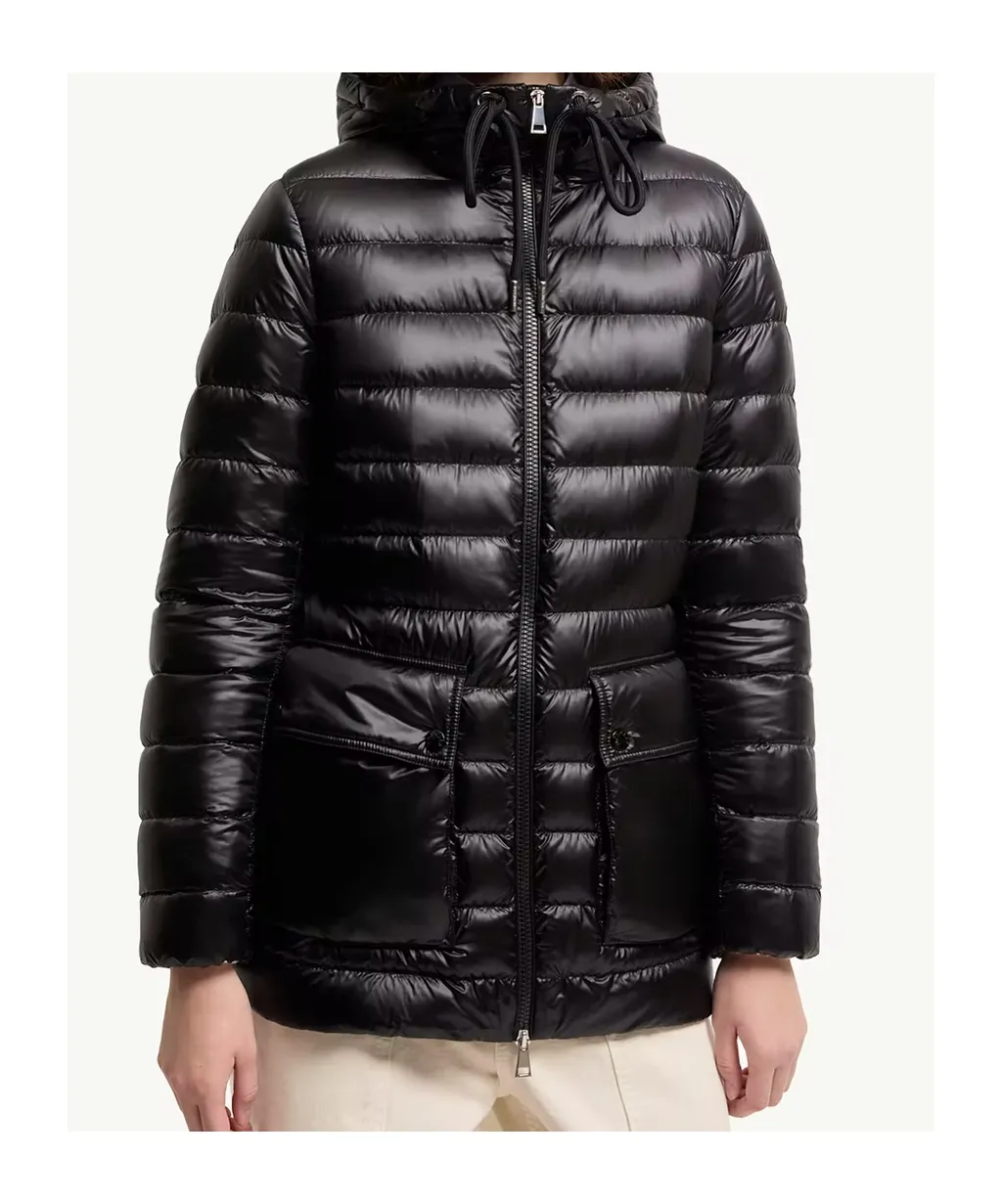 Moncler Jasmin Zip-Up Quilted Jacket
