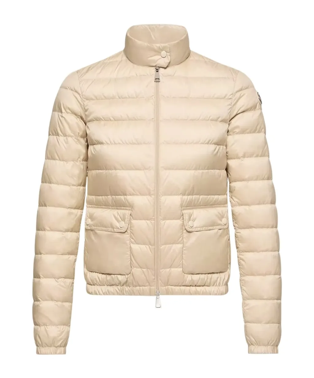 Moncler Lans Zip-Up Short Padded Jacket