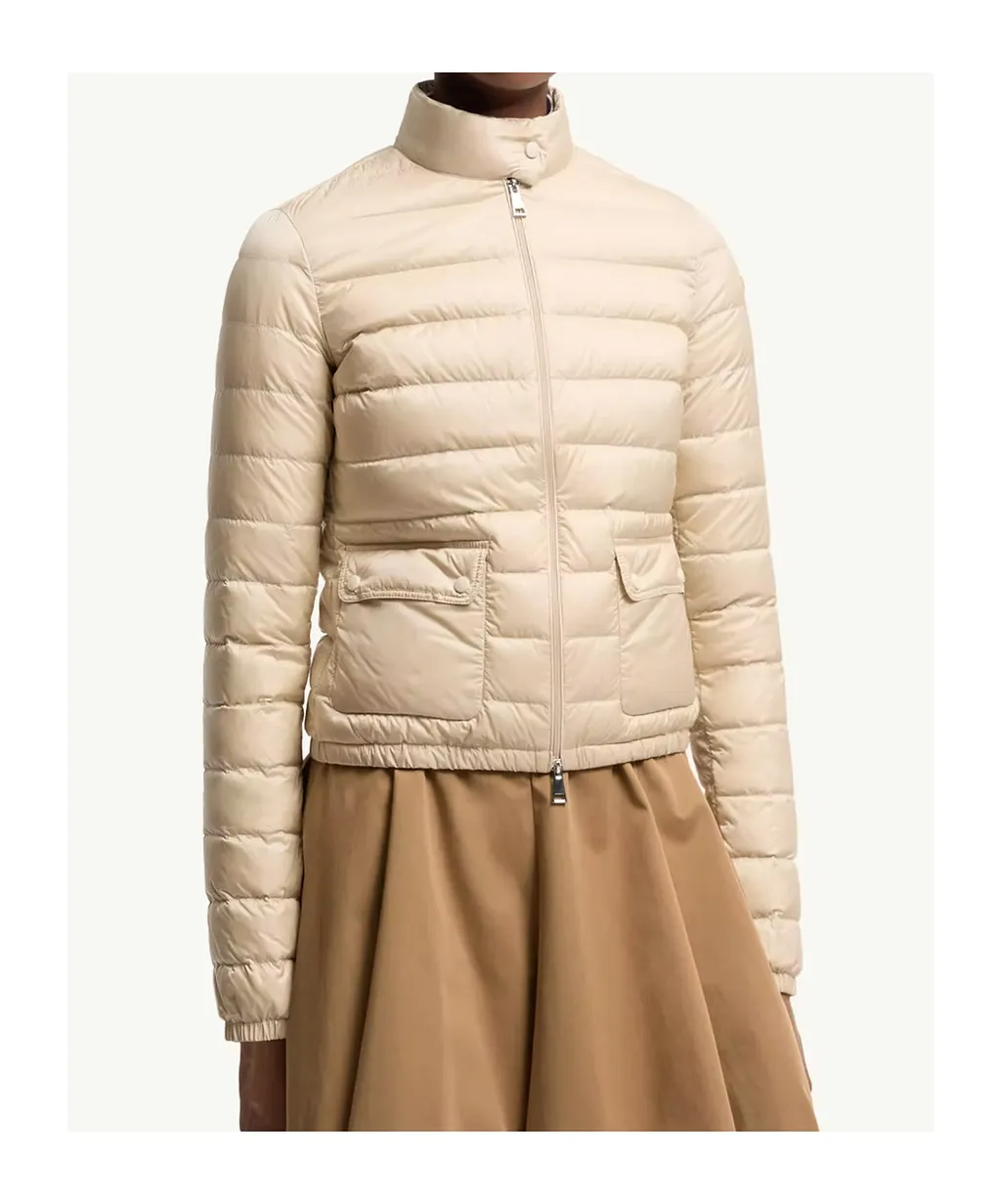 Moncler Lans Zip-Up Short Padded Jacket