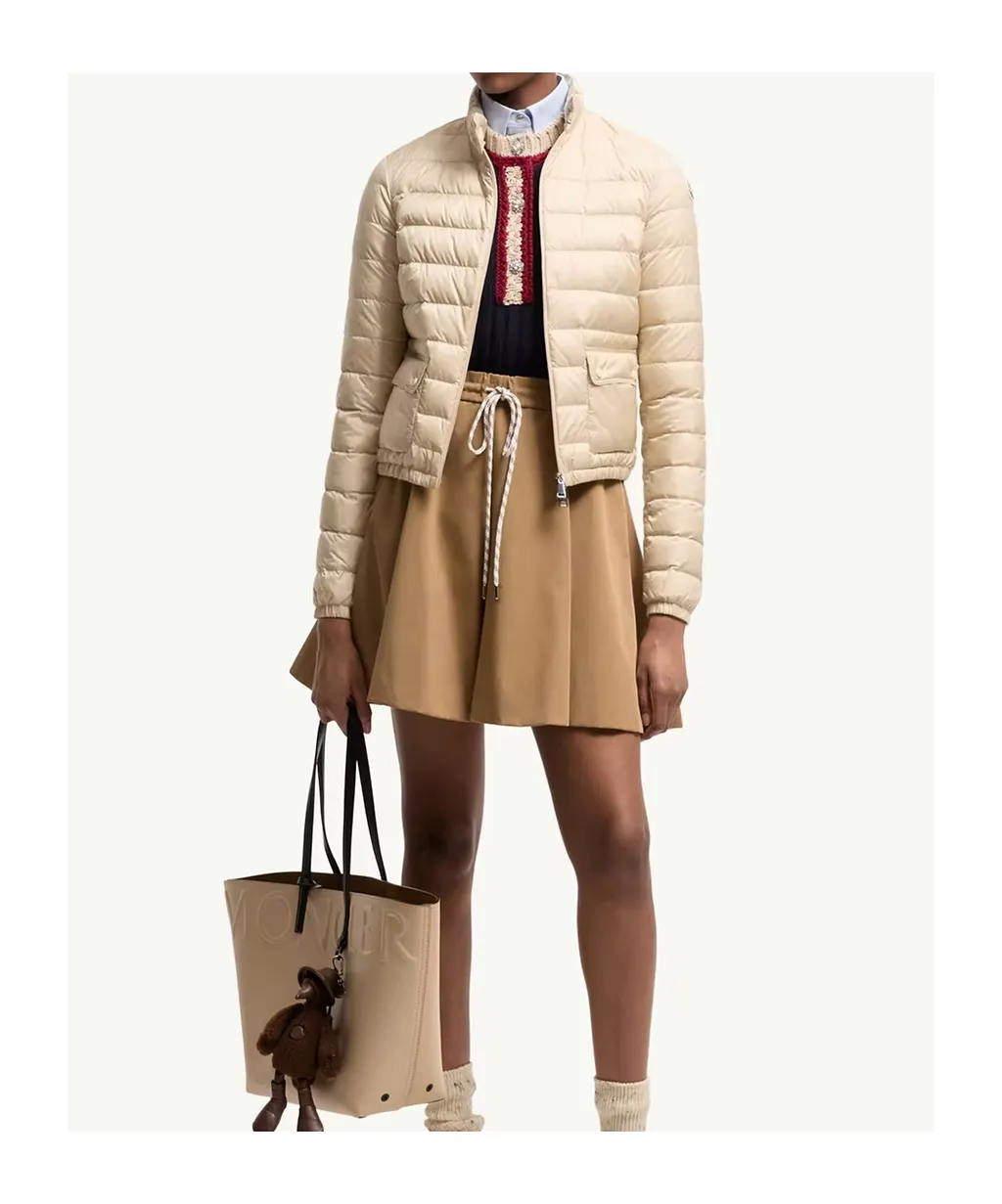 Moncler Lans Zip-Up Short Padded Jacket
