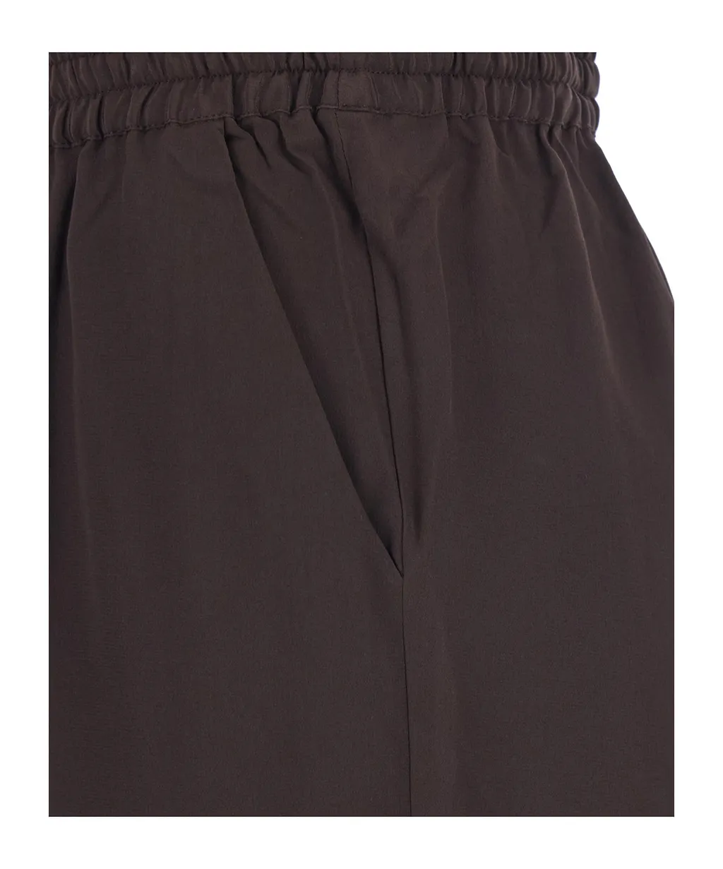 Pants With Elastic Drawstring Waist