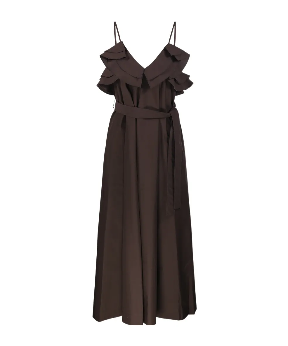 Ruffled Midi Dress