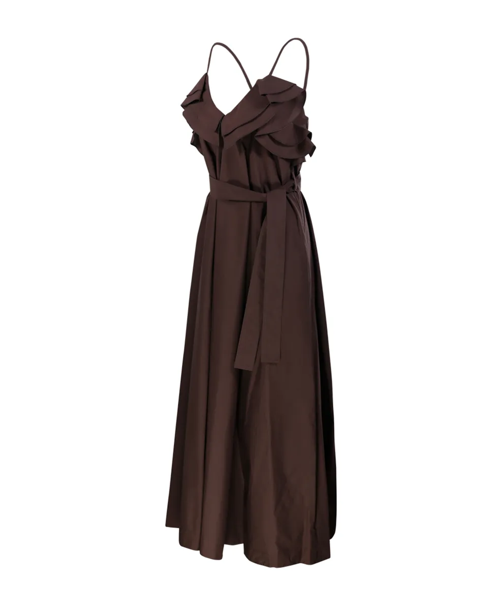 Ruffled Midi Dress