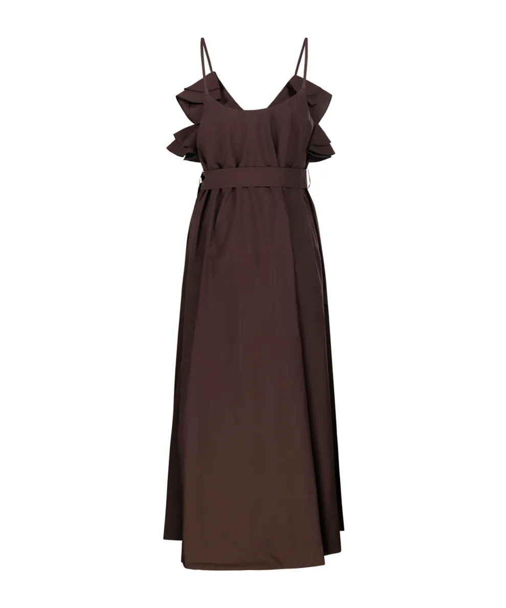 Ruffled Midi Dress