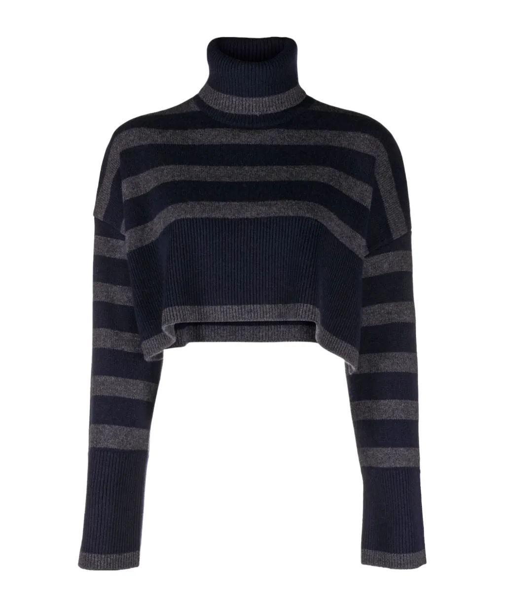 Striped Cropped Jumper