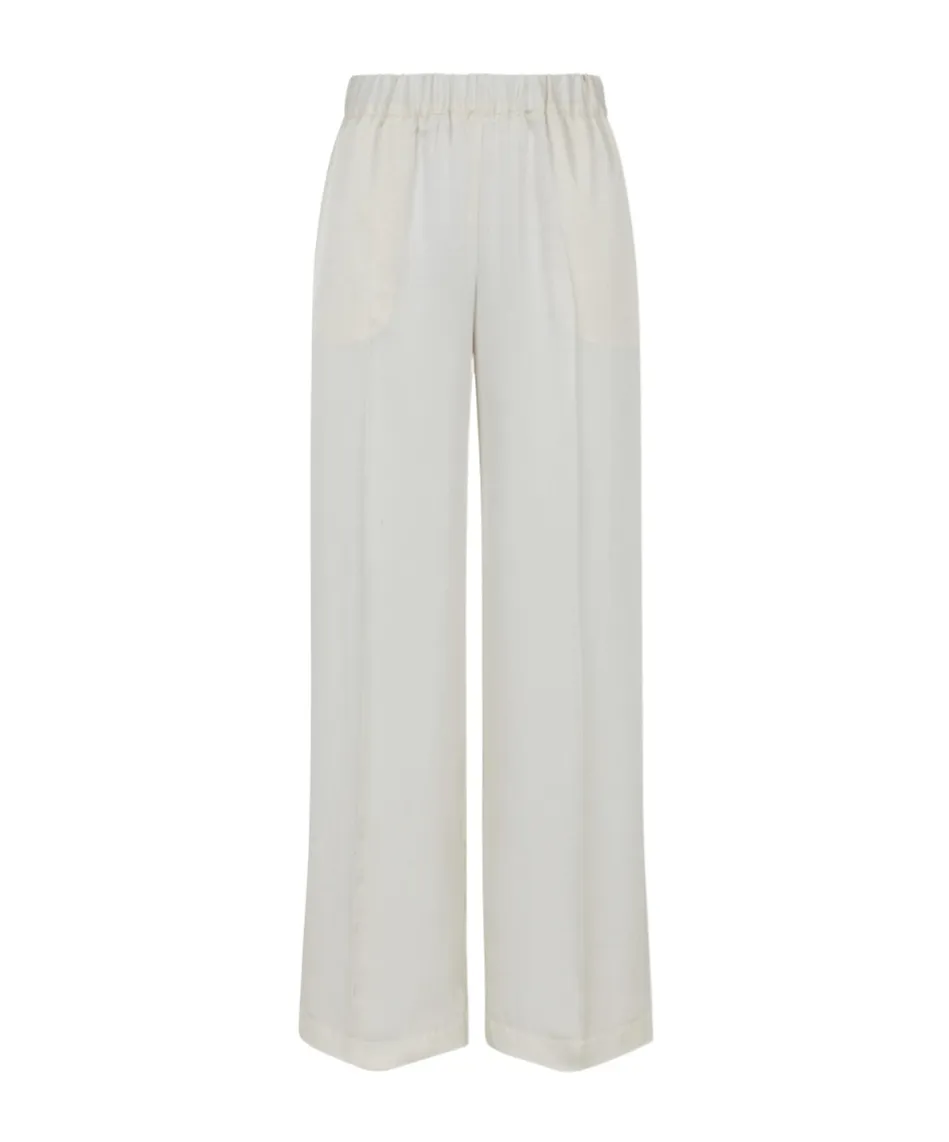Elasticated-Waist Trousers