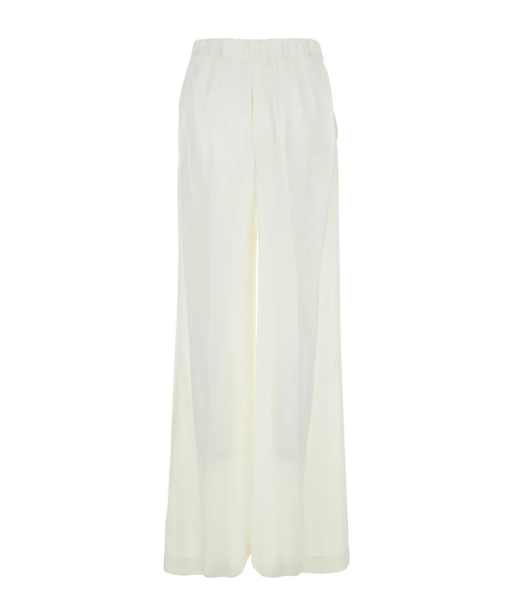 Elasticated-Waist Trousers