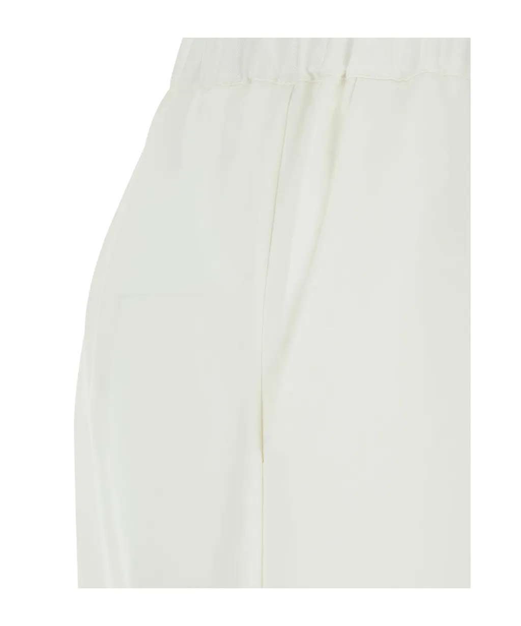 Elasticated-Waist Trousers