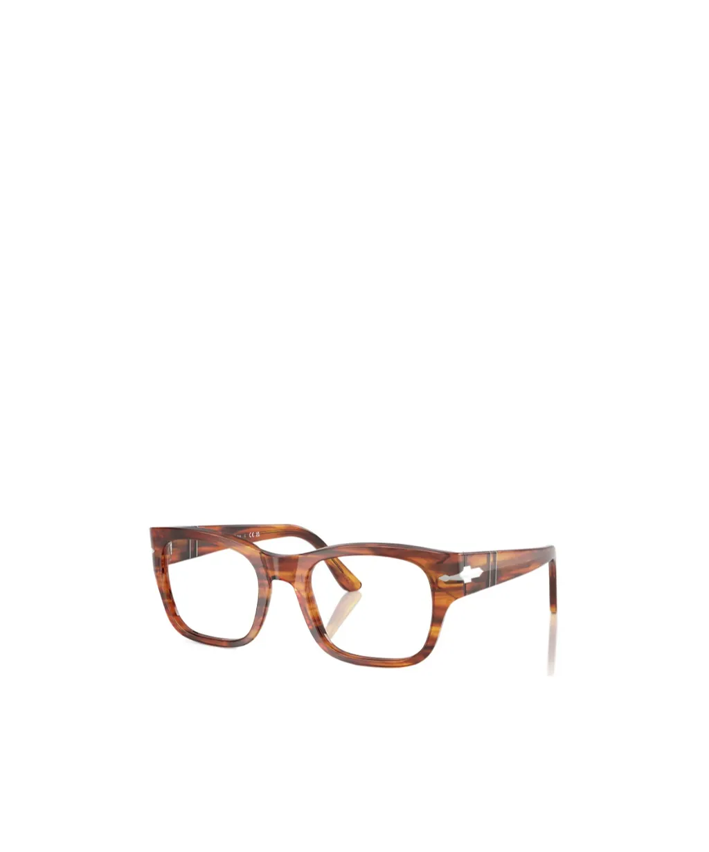 Stripe Detailing Square Frame Glasses