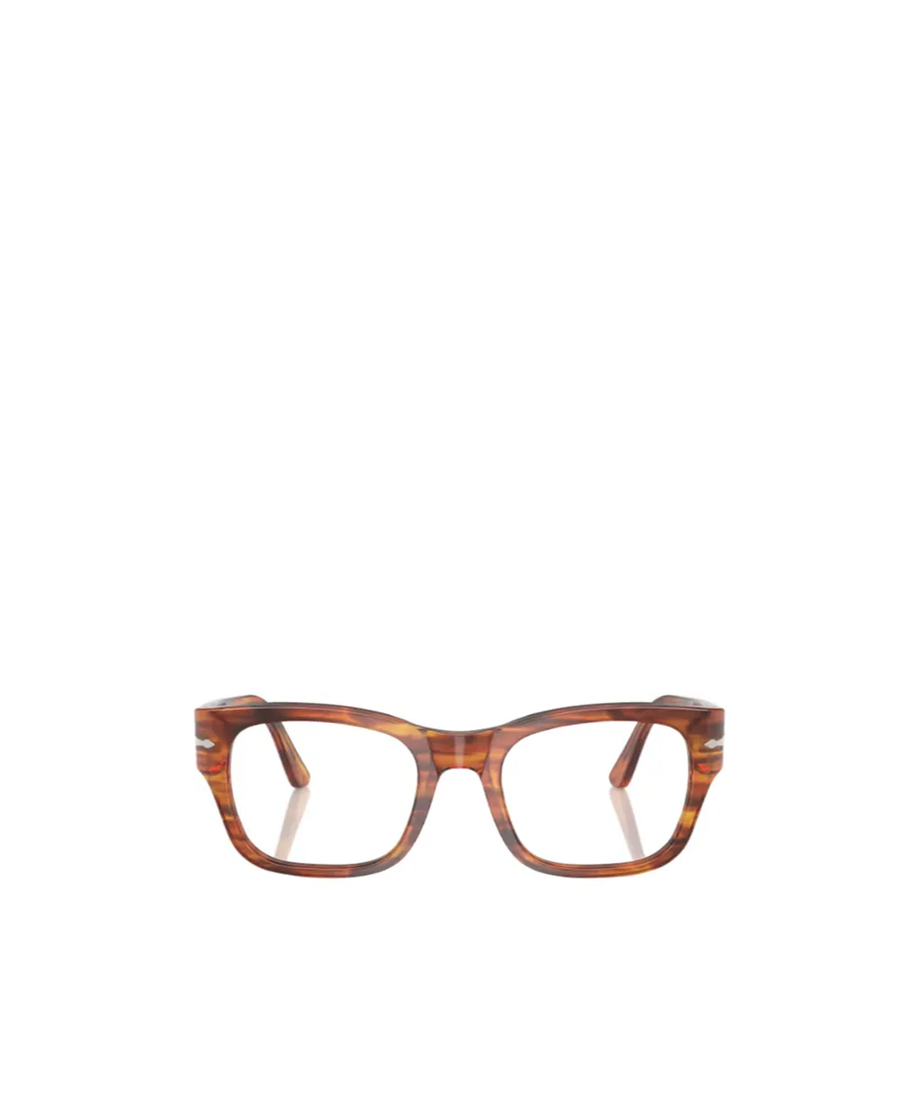 Stripe Detailing Square Frame Glasses