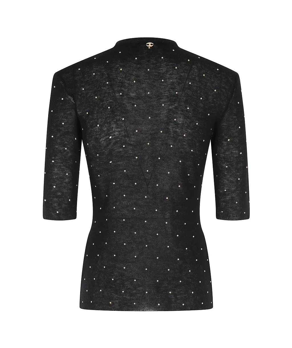 Paco Rabanne Studded Knitted Top
