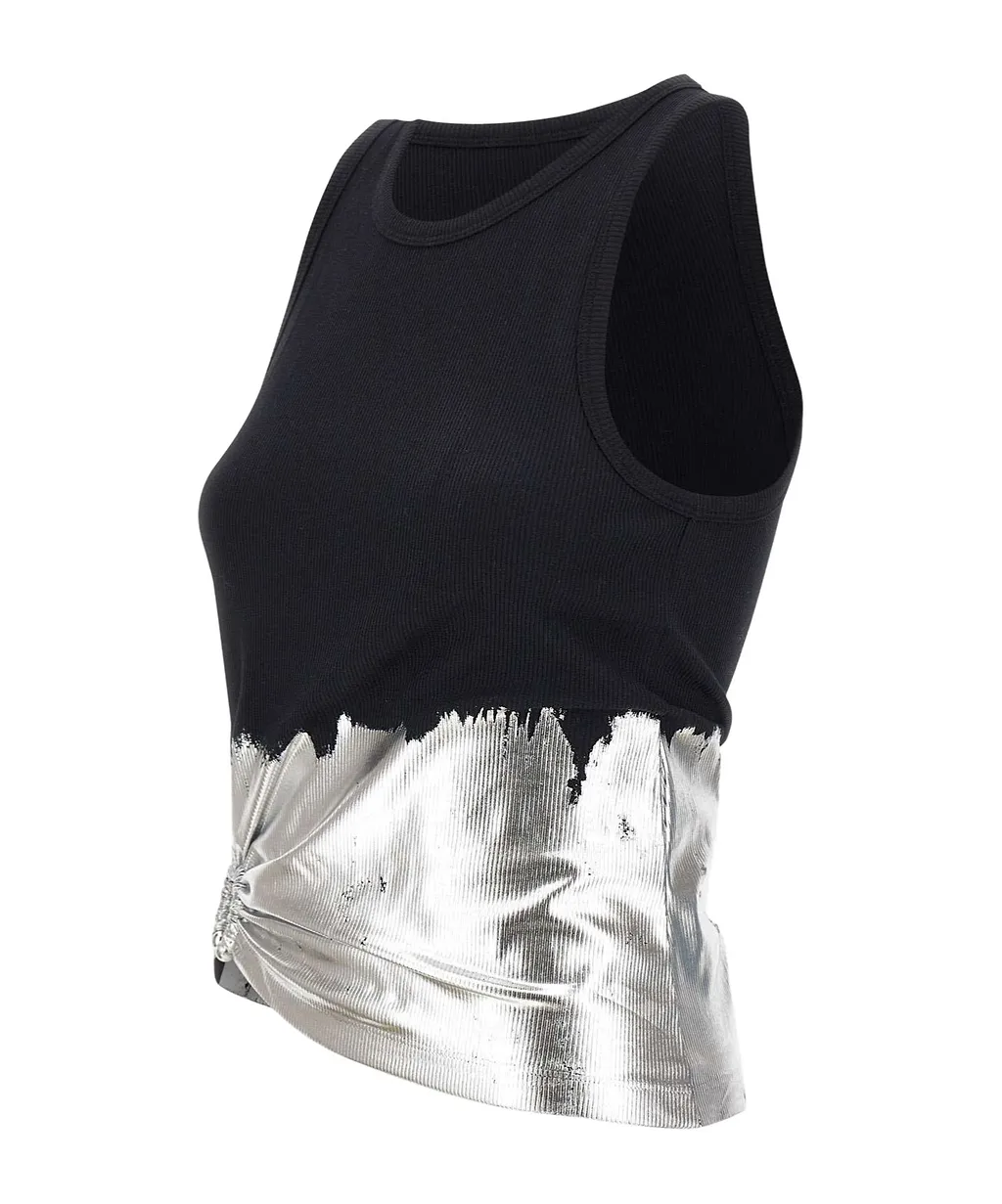 Rabanne Brushstroke Asymmetric Top