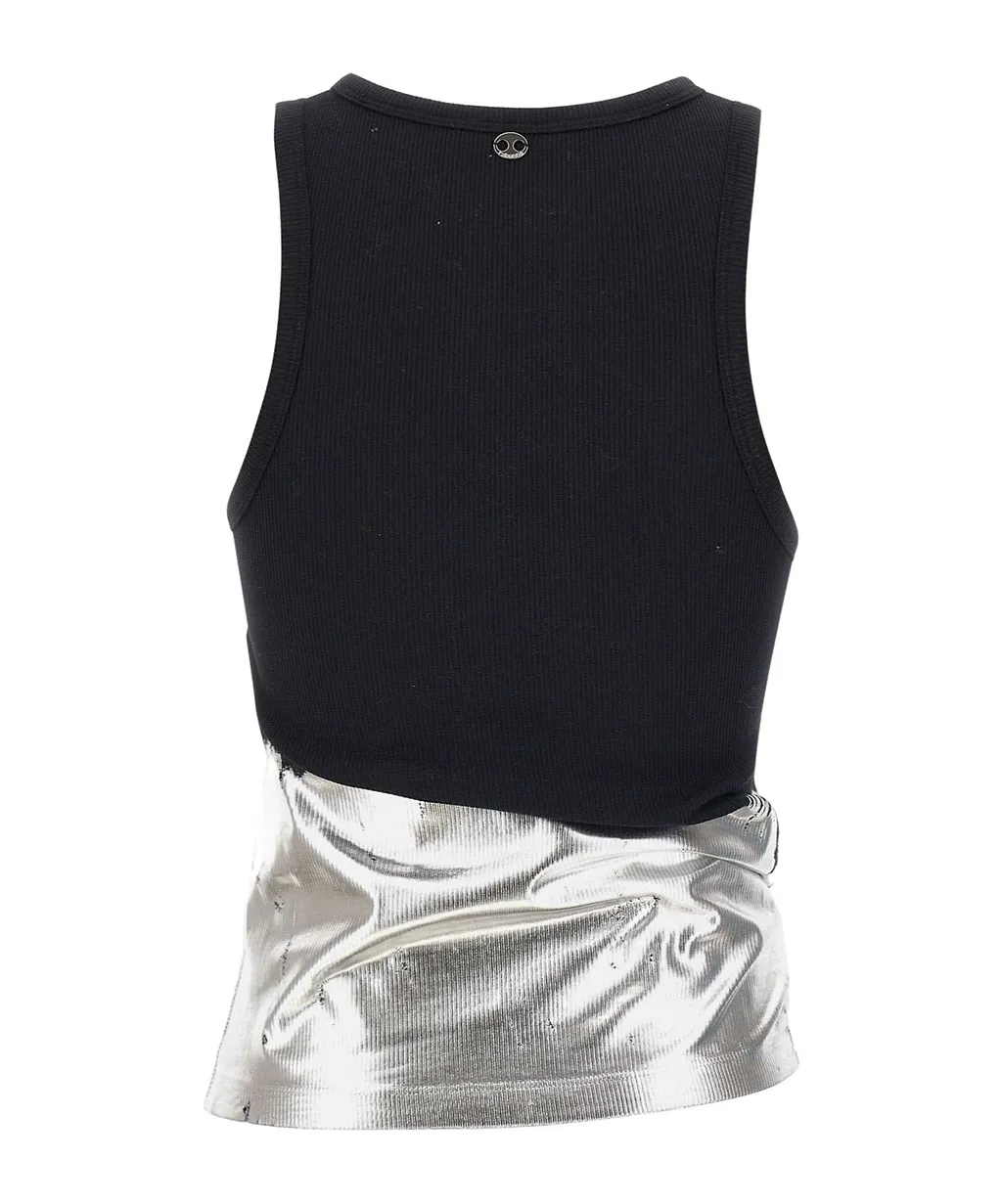 Rabanne Brushstroke Asymmetric Top