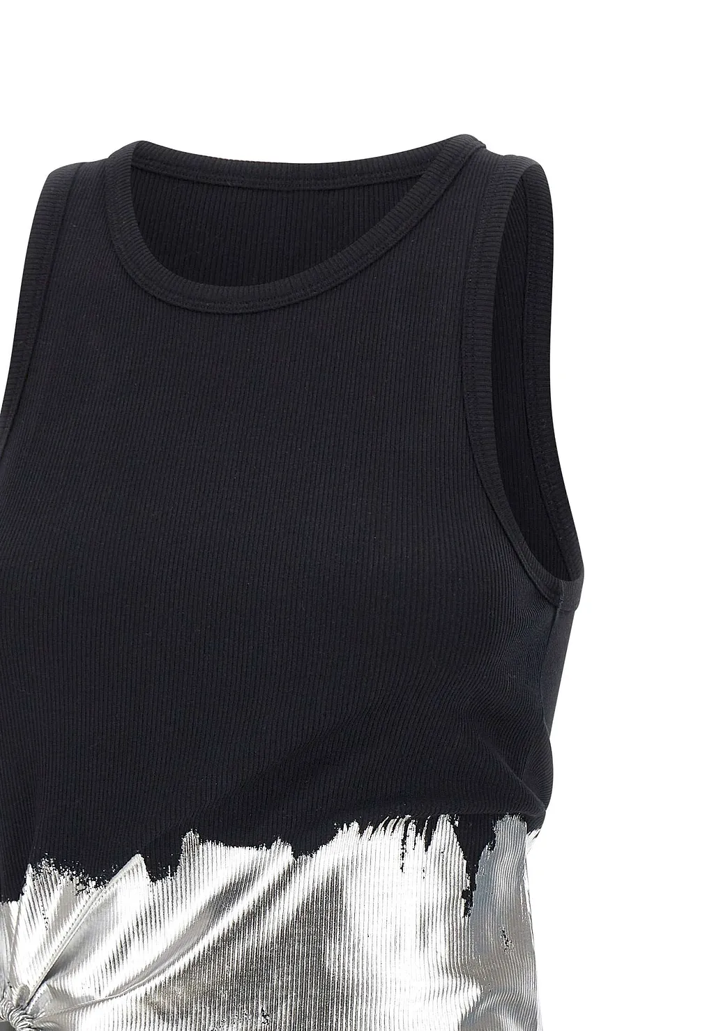 Rabanne Brushstroke Asymmetric Top