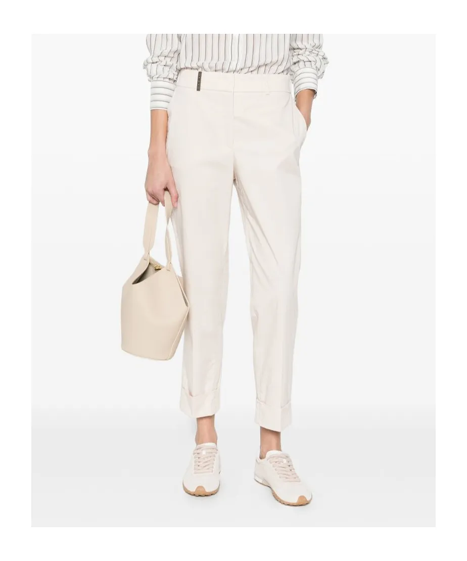 Cuffed-Hem Trousers
