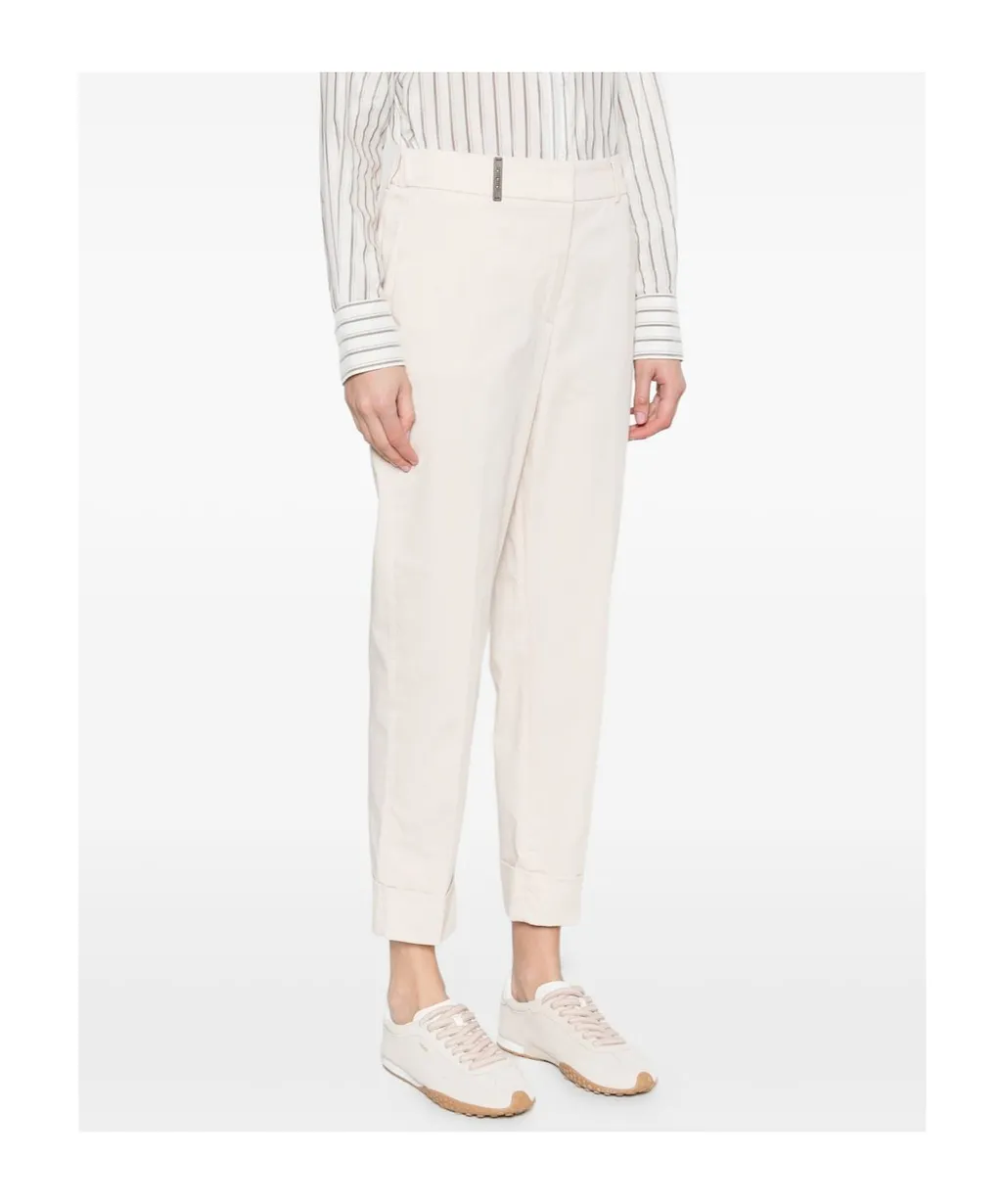 Cuffed-Hem Trousers