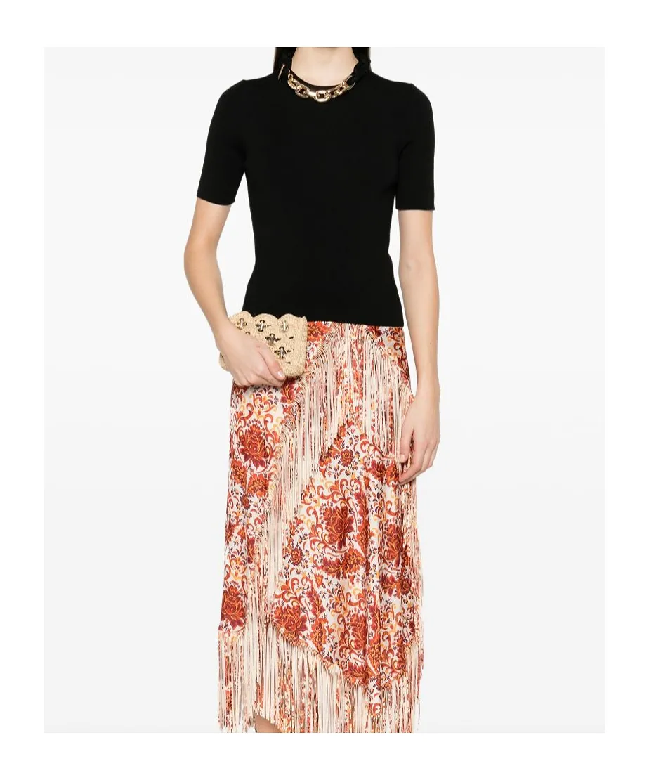 Paco Rabanne Chain Link-Detailed Crewneck Top