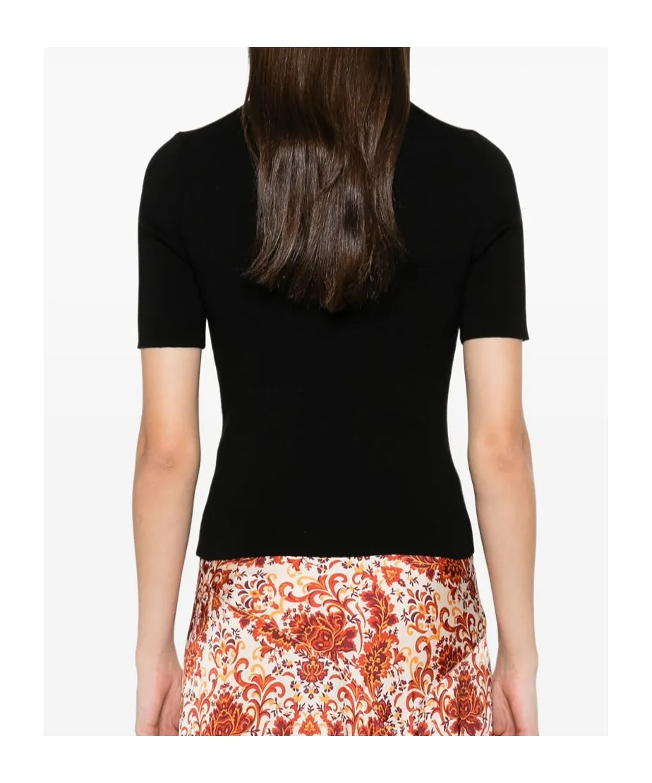 Paco Rabanne Chain Link-Detailed Crewneck Top