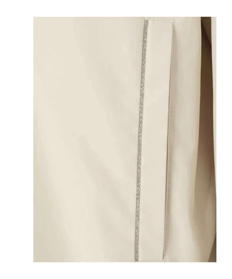 Peserico Double-Breasted Short Trench Coat