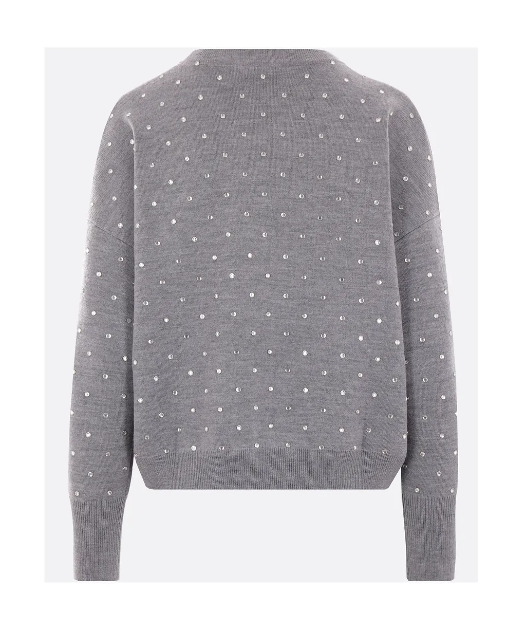 Paco Rabanne Embellished Crewneck Pullover