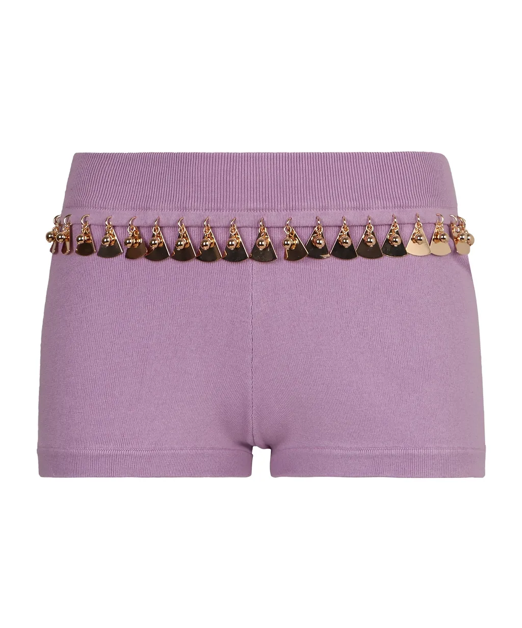 Paco Rabanne Knit Mini Shorts