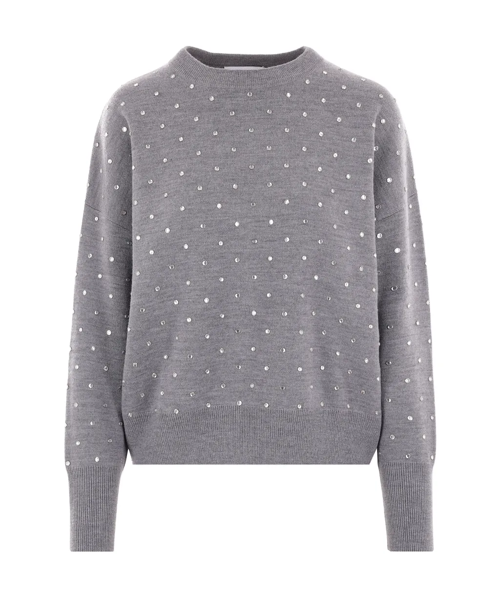 Paco Rabanne Embellished Crewneck Pullover