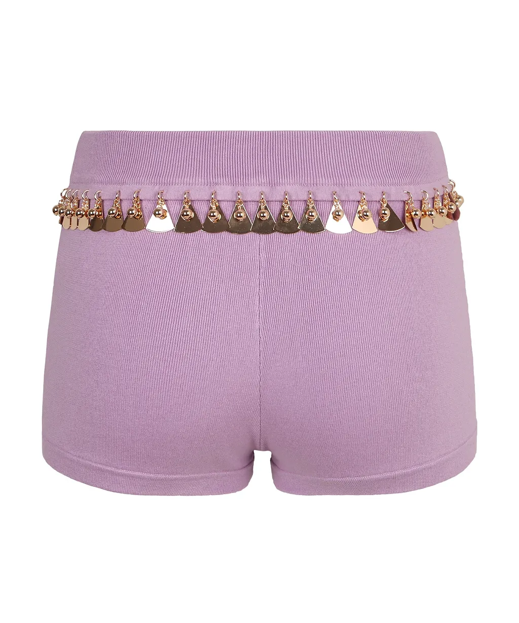 Paco Rabanne Knit Mini Shorts