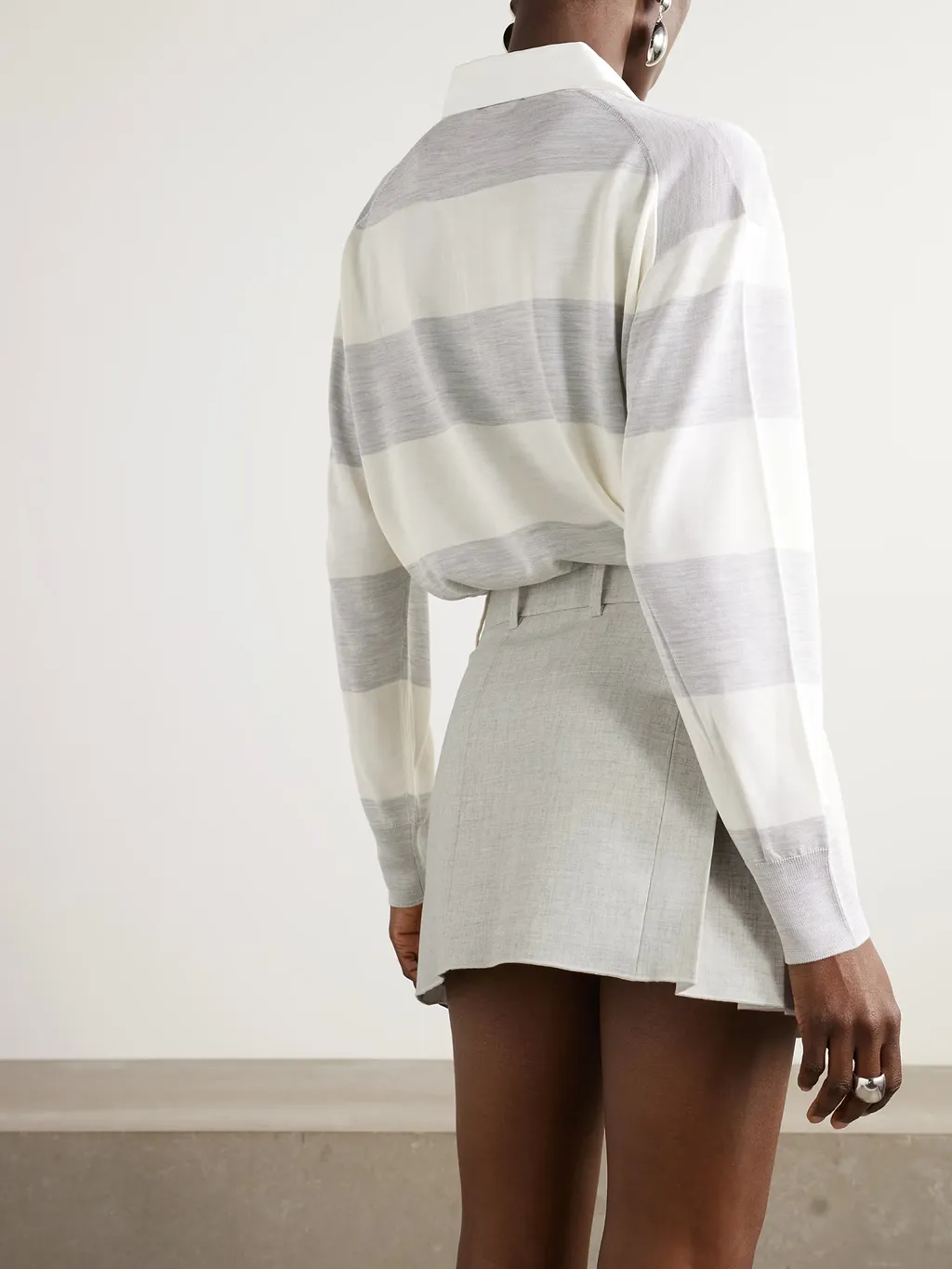 Rabanne Mini Pleated Skirt