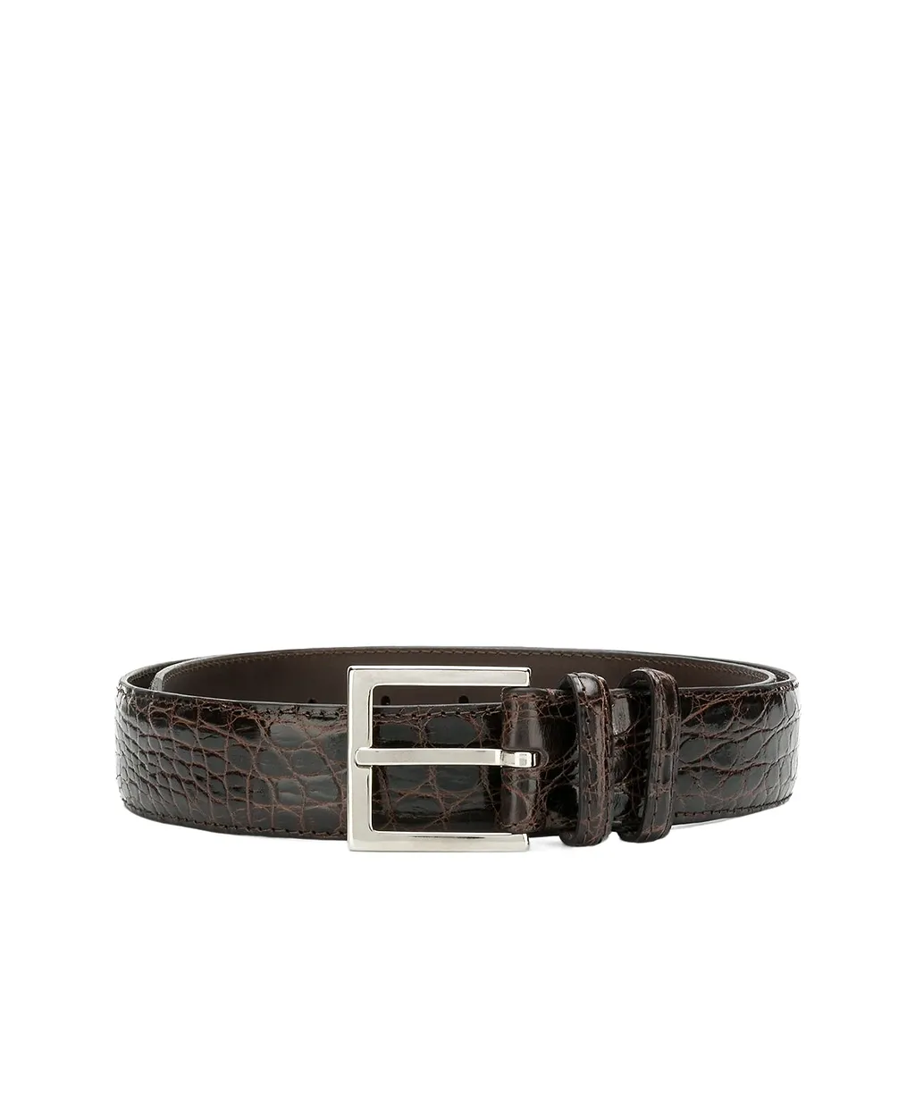 Orciani Cocco Fianco Lucido Classic Embossed Belt