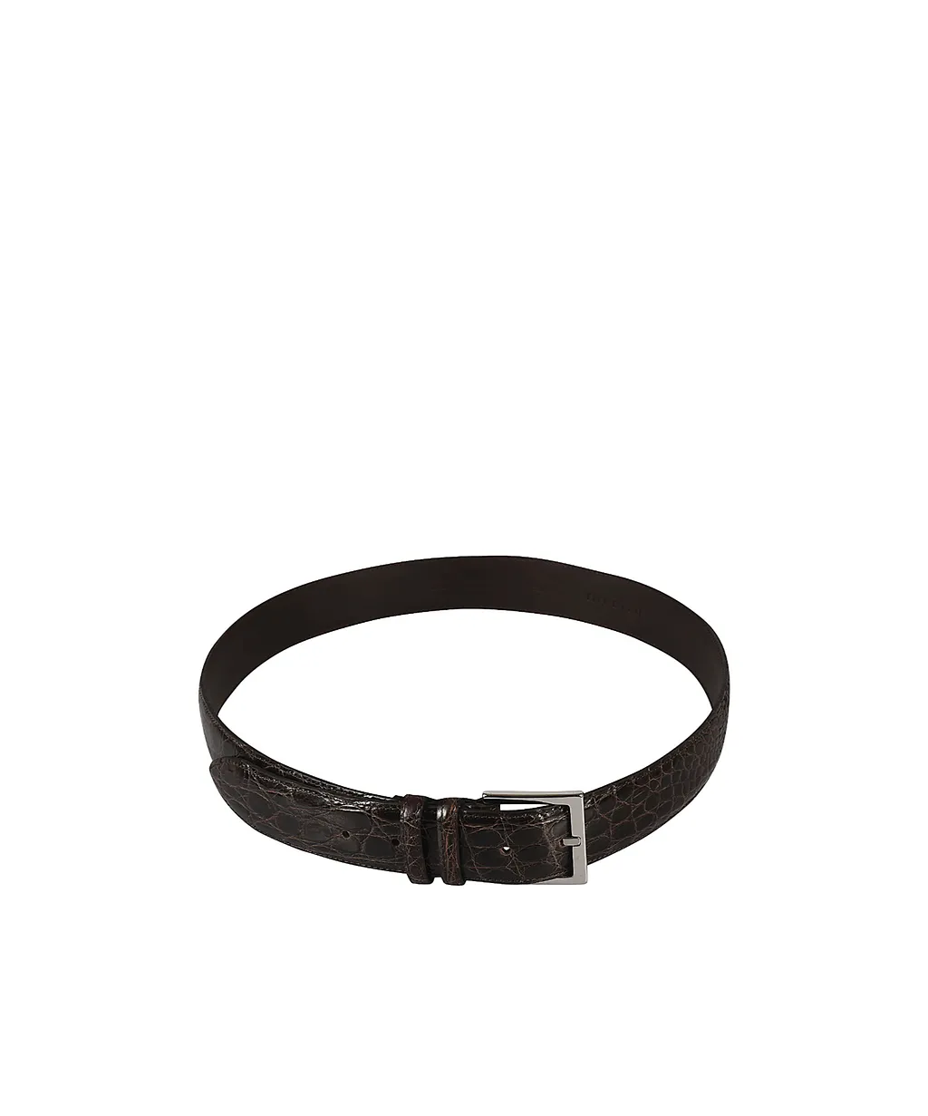 Orciani Cocco Fianco Lucido Classic Embossed Belt