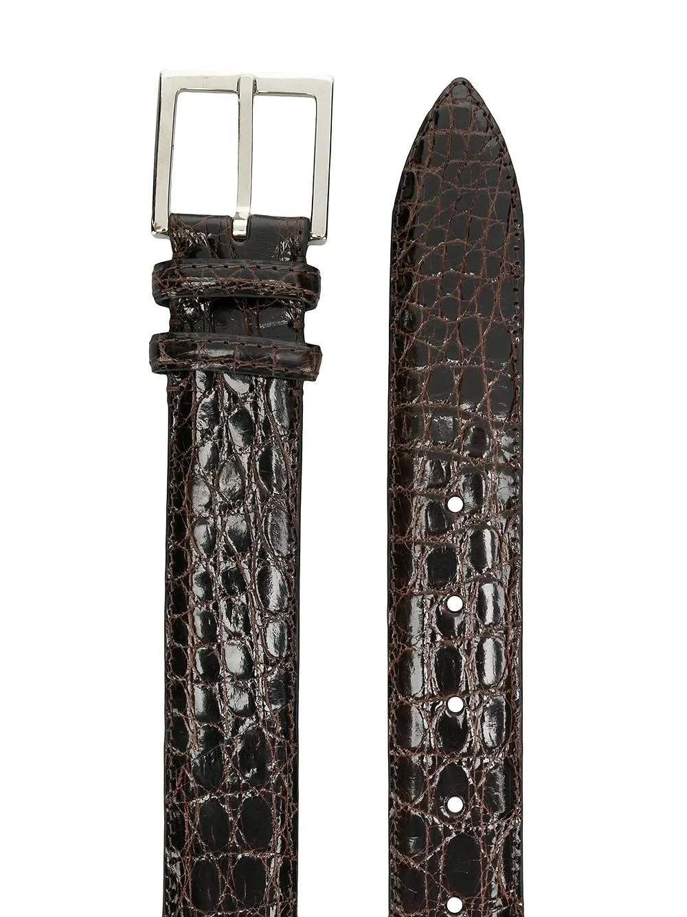 Orciani Cocco Fianco Lucido Classic Embossed Belt
