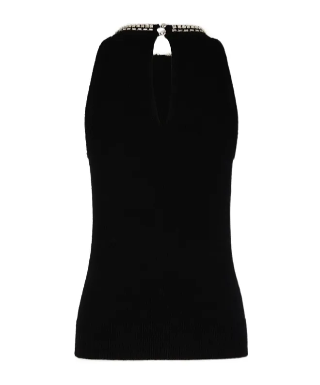 Rabanne Embellished Sleeveless Top