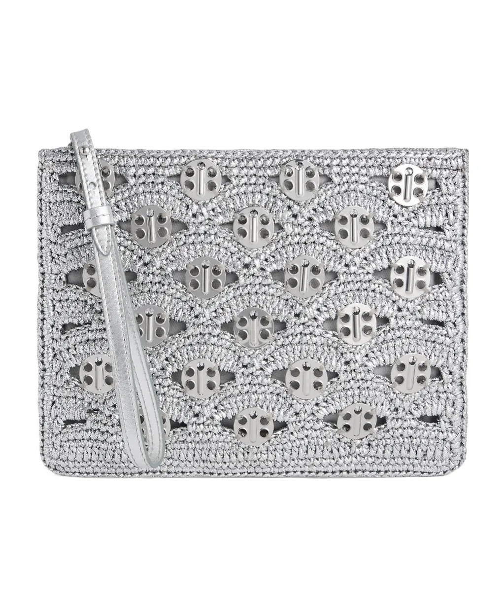 Rabanne Zipped Clutch Bag