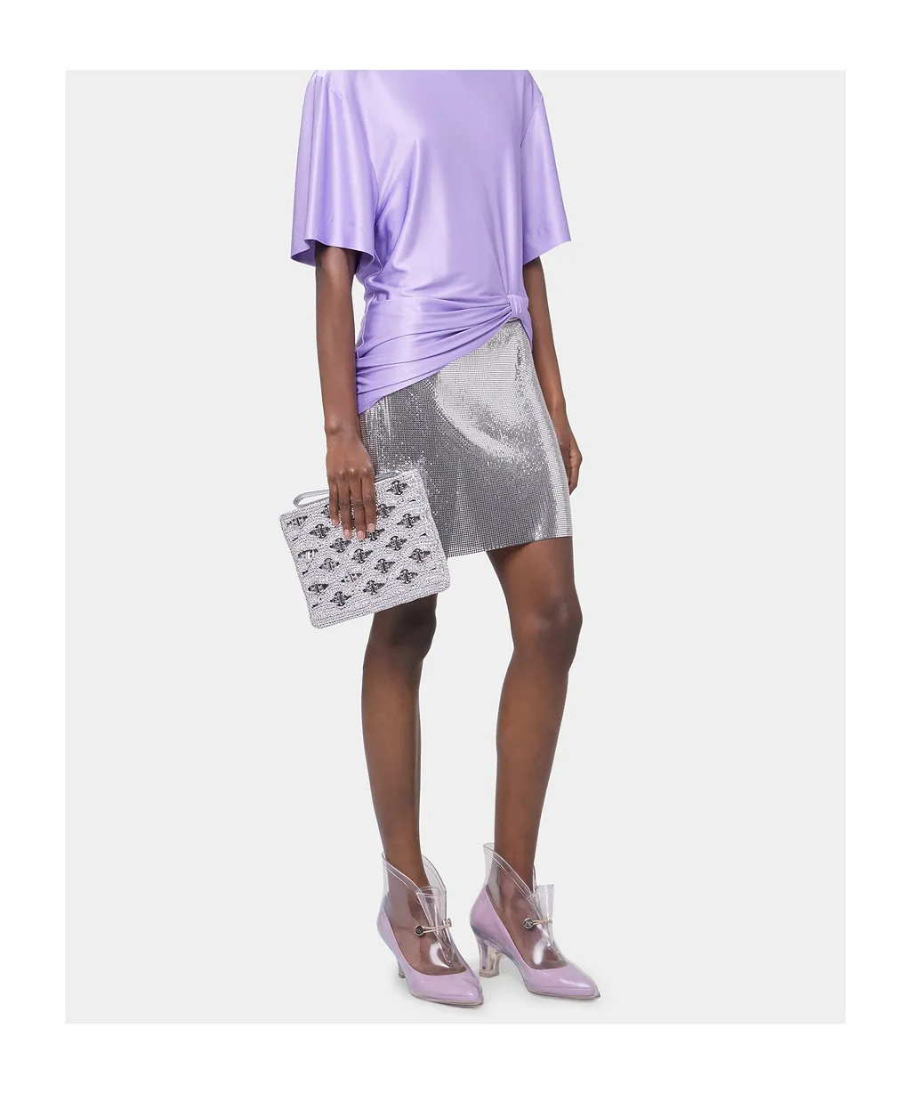 Rabanne Zipped Clutch Bag